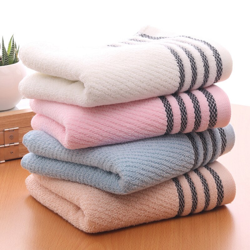 Household Pure Cotton Absorbent Towel 32 Strands Plain Thickened Face Towel Powerful Absorbent Boutique Towel